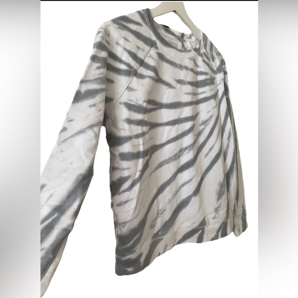 Crewneck Sweater - Gray/White size S - Picture 3 of 6